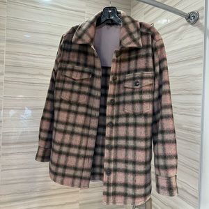 Paige plaid Shacket size XS